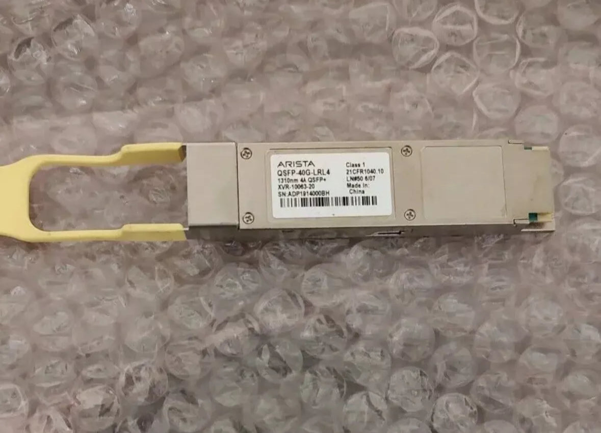 Arista QSFP-40G-LRL4 XVR-10063-20 SMF LC QSFP+LR4 V02