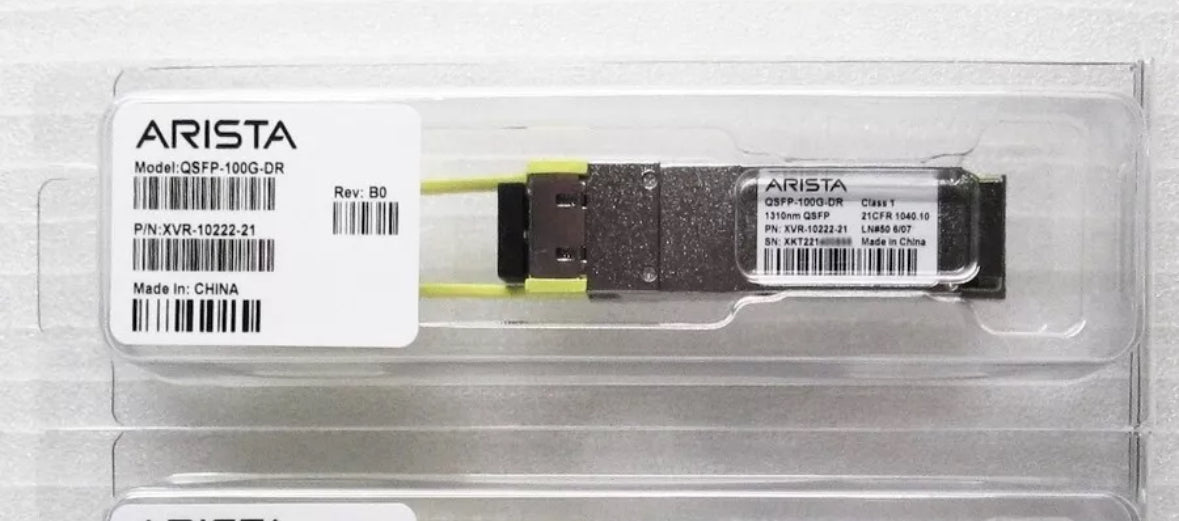 QSFP-100G-DR Arista 100GBASE-DR QSFP28 Single Lambda 1310nm 500m DOM Duplex LC