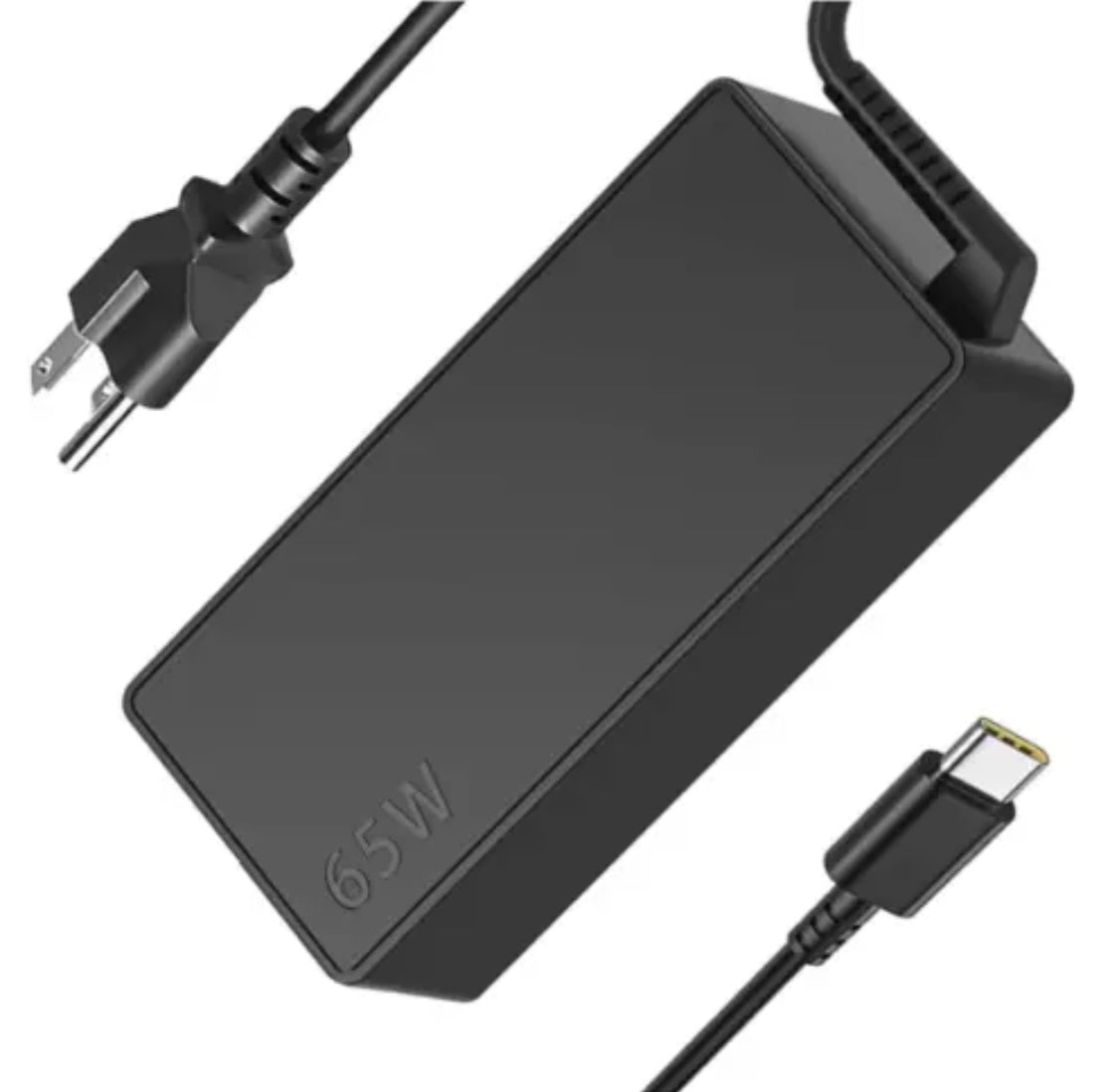 Laptop Computer USB-C Charger for Dell Lenovo HP Chromebook 65W 45W 20V 3.25A