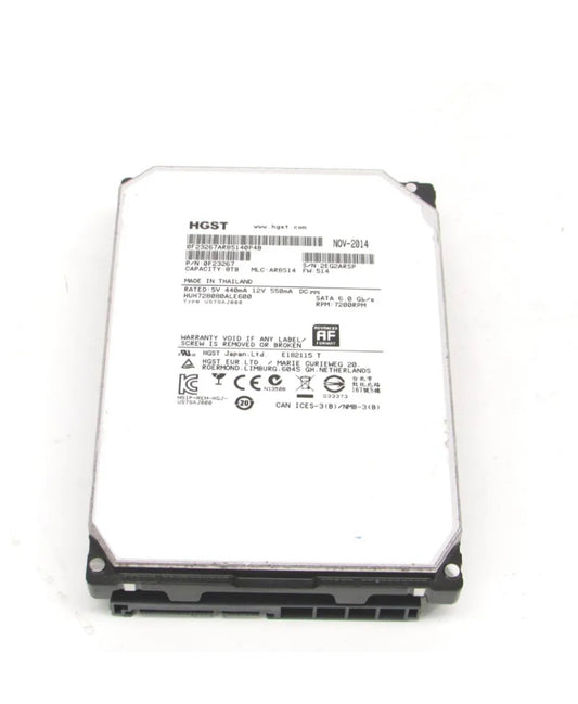 HGST Ultrastar HUH728080ALE600 8 TB SATA 6 Gbit/s 7,2 U/min 3,5 Zoll Festplatte Klasse A