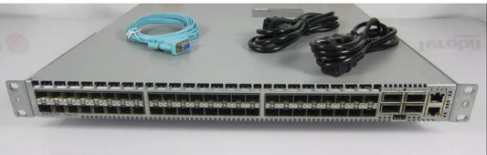 Arista DCS-7050S-64-F 48-Port 10G SFP+ 4x QSFP+ 2x AC PSU Switch F-R Airflow