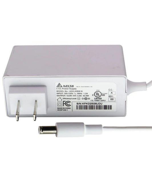 Delta (12V/3.5A) 42-WATT ITE Power Supply Wal Adapter - White (ADH-42BW B)