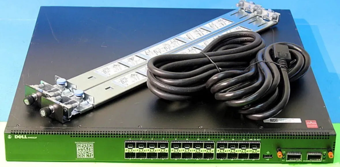 Dell Networking N4032F 32 Port Switch with Dual Power and Rails – IT ...