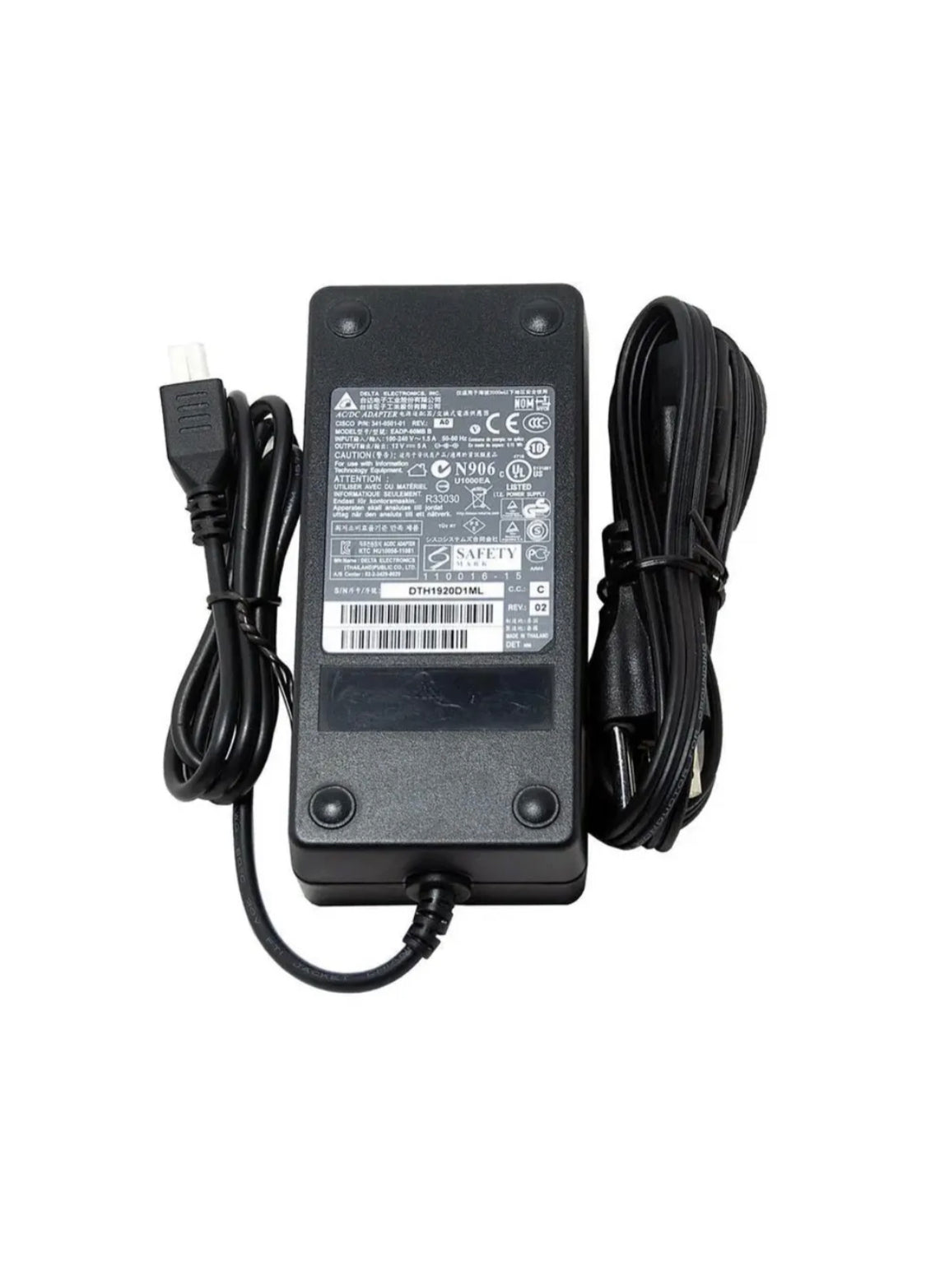 CISCO PWR-60W-AC-V2 Power Supply AC Adapter 12V 5A 891F 892FSP Router PWR-60W-AC