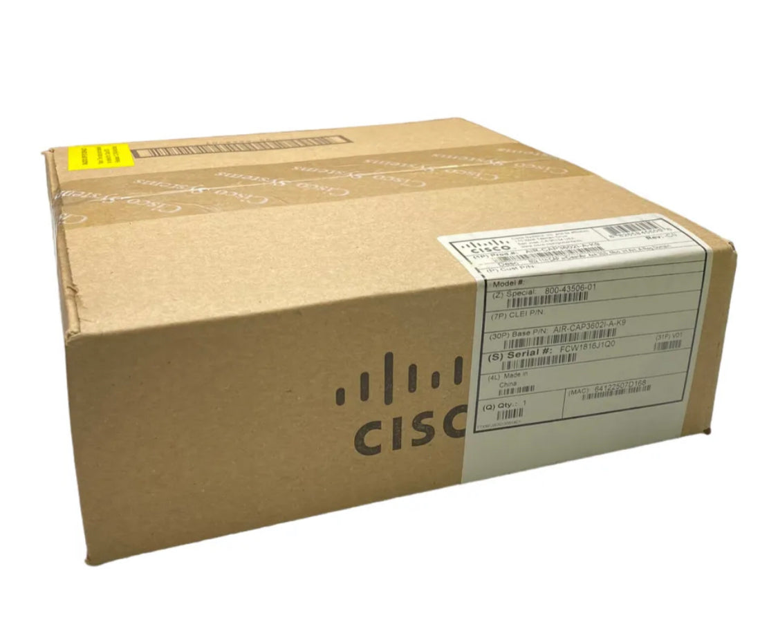 NEW Cisco AIR-CAP3602I-A-K9 802.11n CAP PoE Dual Band Wireless Access Point