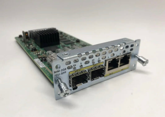 Cisco NIM-2GE-CU-SFP 2-Port Gigabit Ethernet WAN Module / 73-16607-07   - VGC