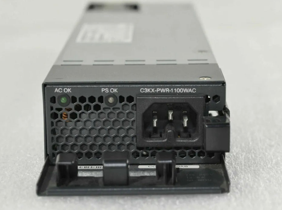 Genuine Cisco C3KX-PWR-1100WAC AC Power Supply 1100W for 3560x 3750x