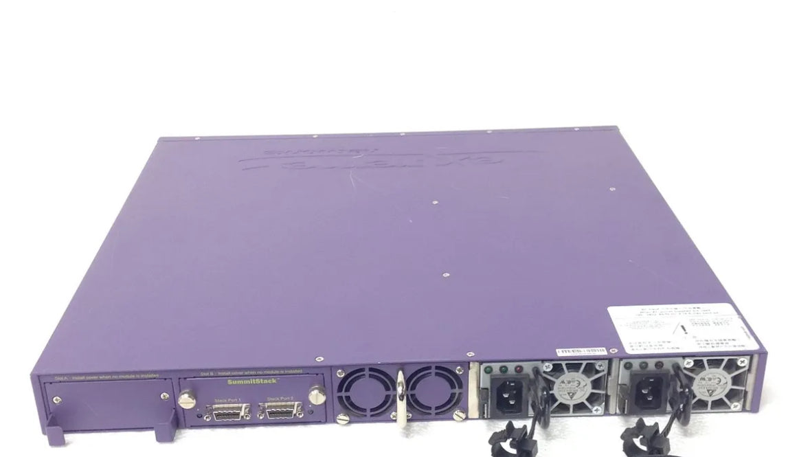 Extreme Networks 16404 Summit X460-48P 48 Ports Netzwerk-Switch mit Stacking-Modul