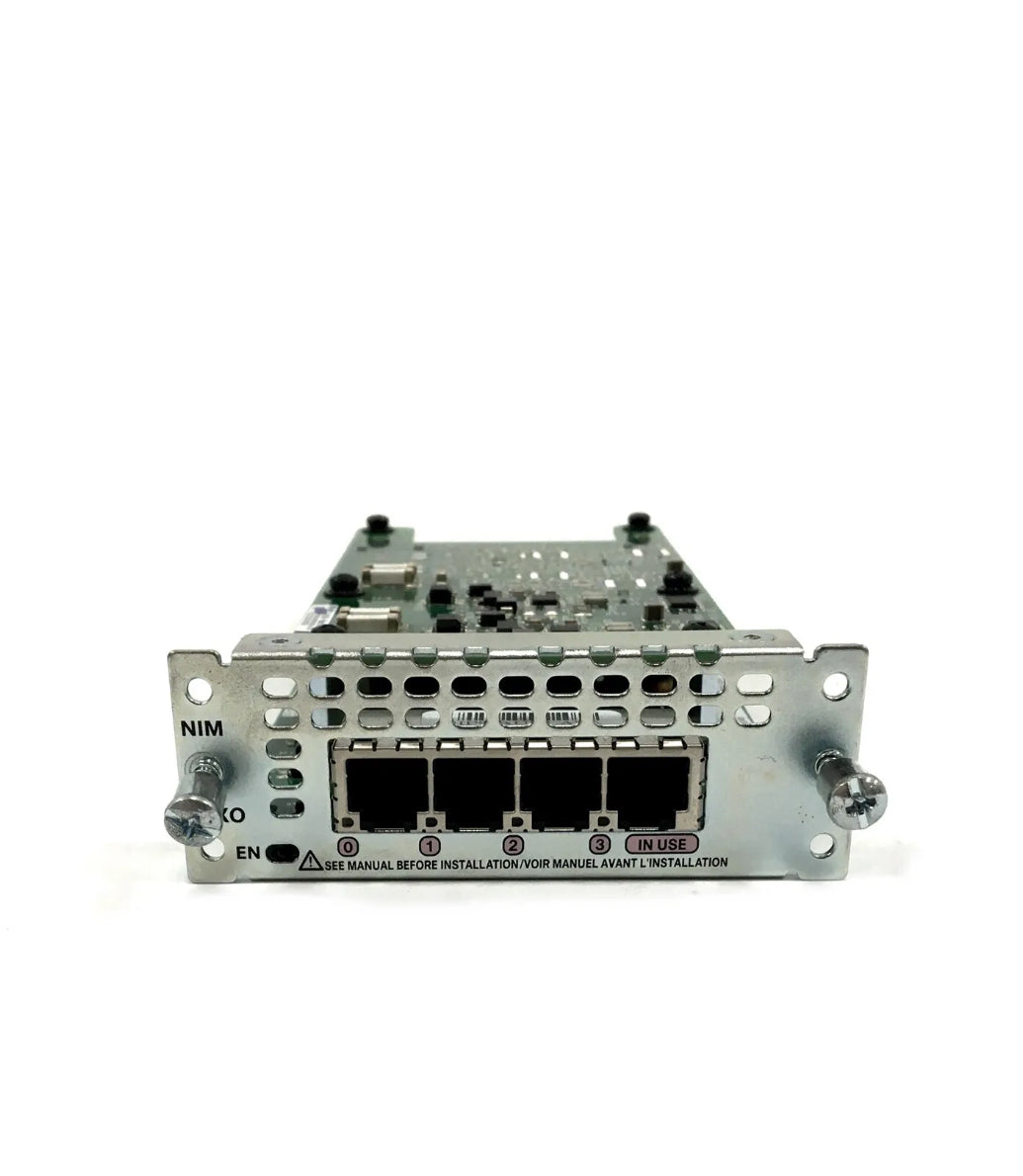 Cisco NIM-4FXO 4-Port FXO Interface Module for ISR4000 Series