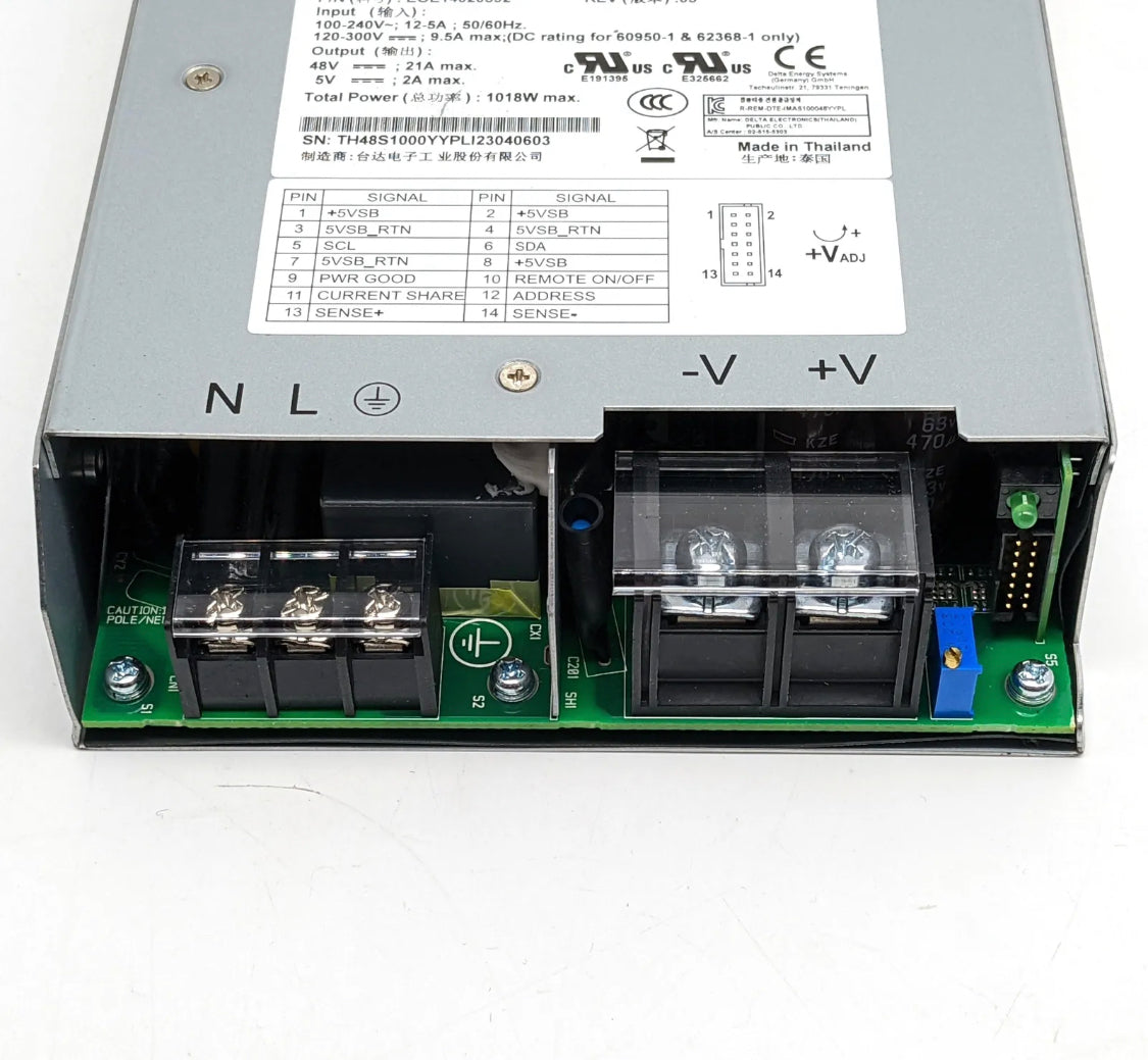 Delta IMA-S1000-48-YYPLI 1000W 48V Schaltnetzteil EOE14020592