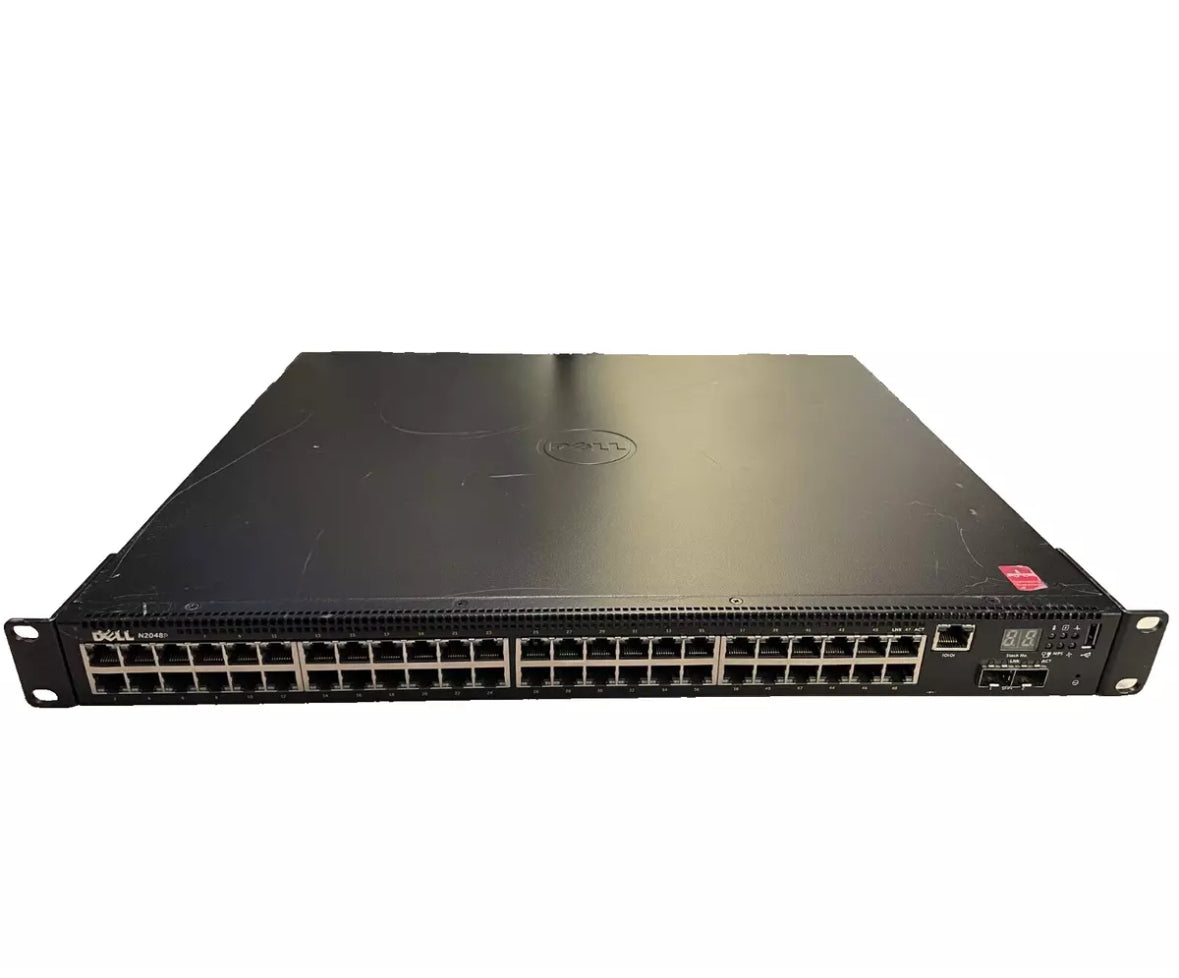 Dell Networking N2048P 48-Port PoE+ Managed Gigabit Ethernet Network Switch