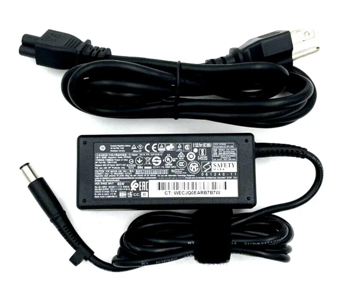 Genuine OEM Big Barrel HP Laptop Charger AC Power Adapter 65W 19.5V 3.33A 902990