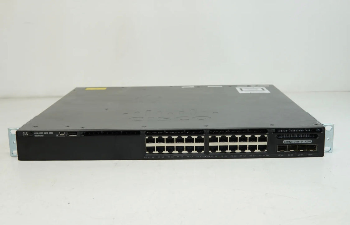 Cisco Catalyst 3650 24 4x1G SFP 24-Port Gigabit Switch WS-C3650-24TS-E