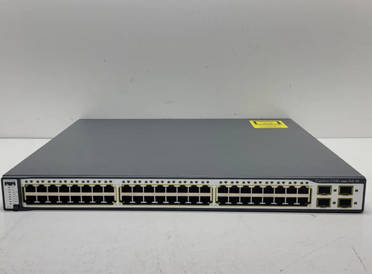 CISCO WS-C3750G-48PS-S 48 port switch SKU 652