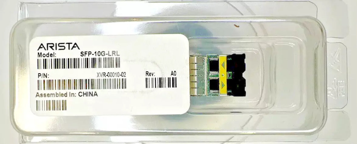 Arista SFP-10G-LRL XVR-10010-20 SFP+LRL 1310nm 1km over SMF