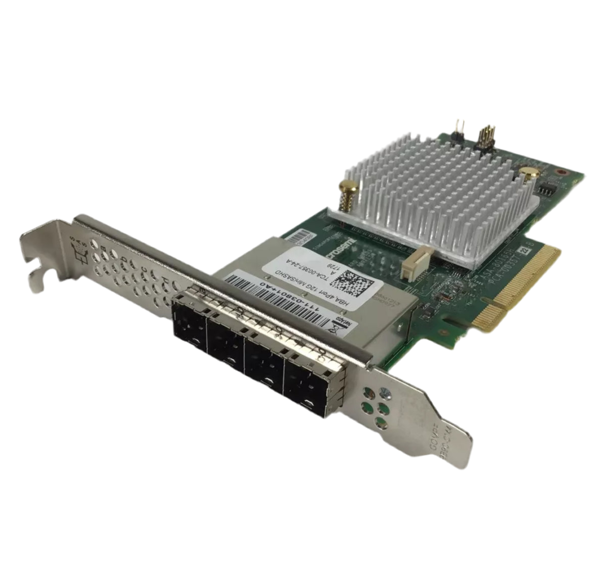 NetApp 111-03801+A0 Microsemi ASA-80165H 4-Port 12G MiniSASHD Host Bus Adapter