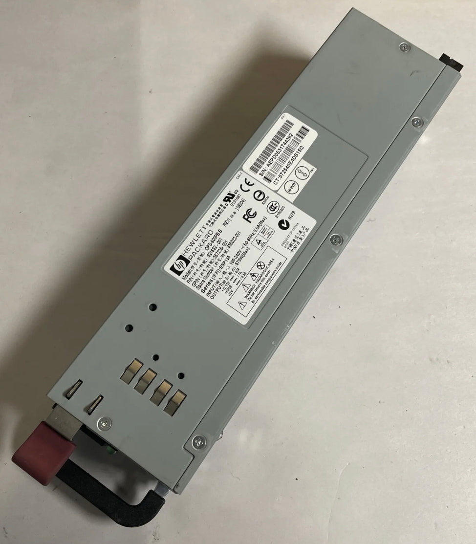 HP 575W 321632-001 Redundant Server Power Supply DPS-600PB B Proliant