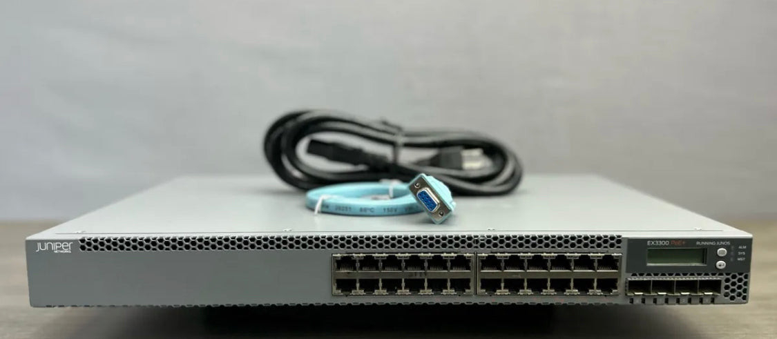 Juniper EX3300-24P Juniper 24 Port Gigabit PoE+ Switch