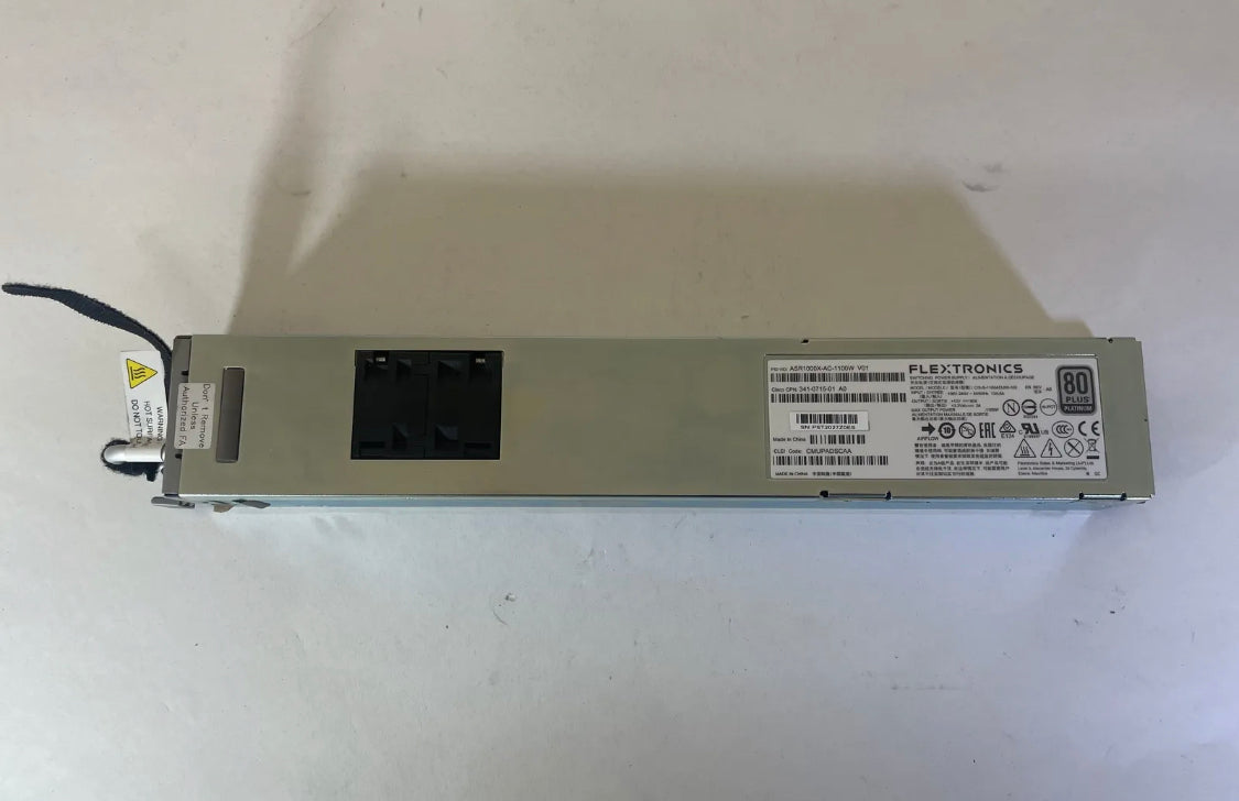 Cisco ASR1000X-AC-1100W V01 Power Supply