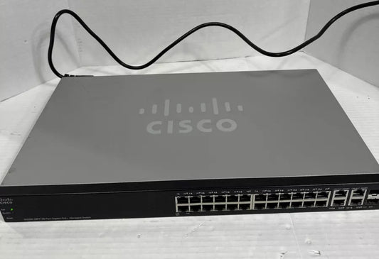 Cisco SG300-28PP K9 28-Port Gigabit POE+ Managed Switch