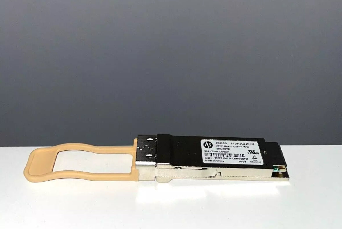 Genuine HP JG325B X140 40G QSFP+ MPO SR4 Transceiver FTL410QE2C-HZ