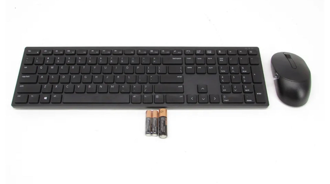 Dell Black Wireless Mouse and Keyboard 1NF4K CN-01NF4K-LO300-19N-B3L9-A01 New