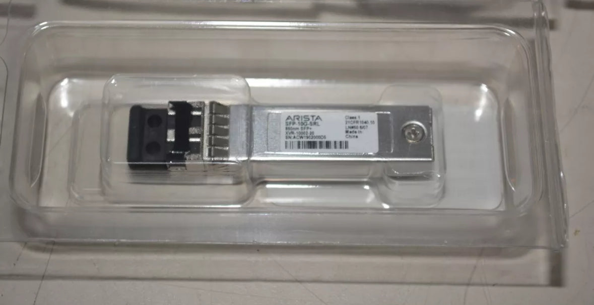 SFP-10G-SRL Arista 10GBASE-SRL SFP+ 850nm 100m Transceiver