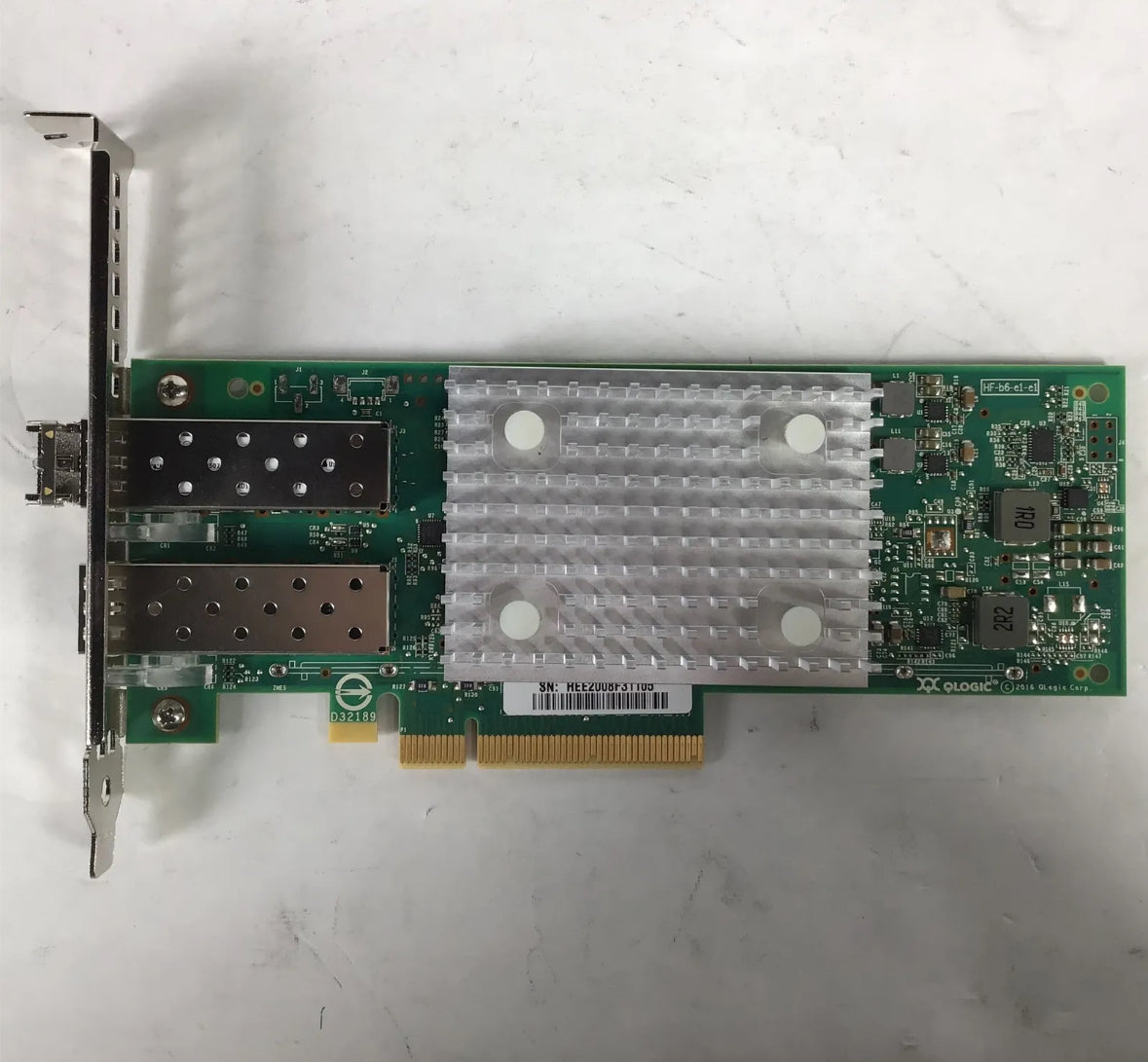 Dell 5252W QLogic 10Gb SFP+ Dual Port QL41112HFCU-DE Network PCIe Card w/ 1x SFP