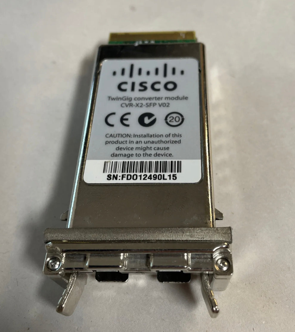 Cisco CVR-X2-SFP V02 TwinGig Converter Module