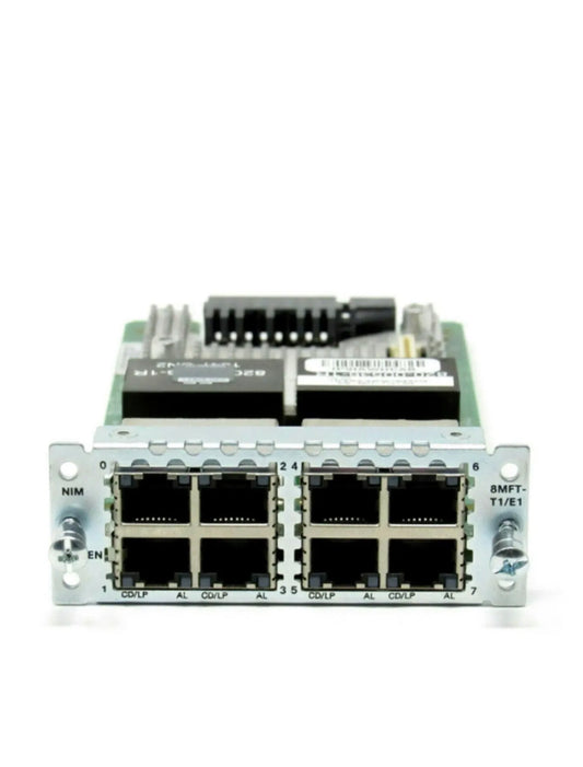 CISCO NIM-8MFT-T1/E1 V04 8-PORT MULTI-FLEX TRUNK VOICE MODULE 73-14503-07 T4-E11