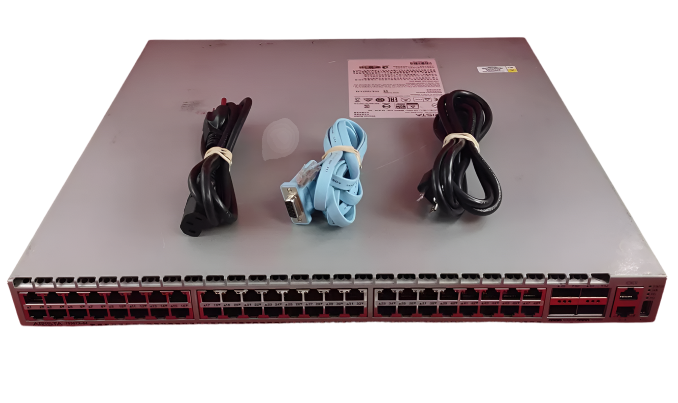 Arista DCS-7050TX-64-F 48-Port GbE & 4-Port QSFP+ Layer 3 Managed Network Switch