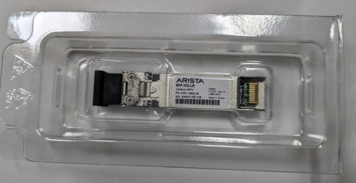 NEW Arista SFP-10G-LR XVR-00003-02 SFP+LR 1310nm 10km SMF price each