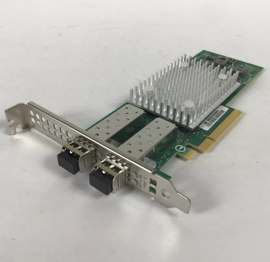 Dell 5252W QLogic 10Gb SFP+ Dual Port QL41112HFCU-DE Network PCIe Card w/ 2x SFP