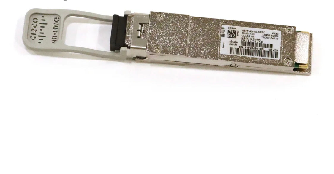 Genuine Cisco QSFP-40/100-SRBD Transceiver 100G & 40GBASE SR-BiD with Hologram.