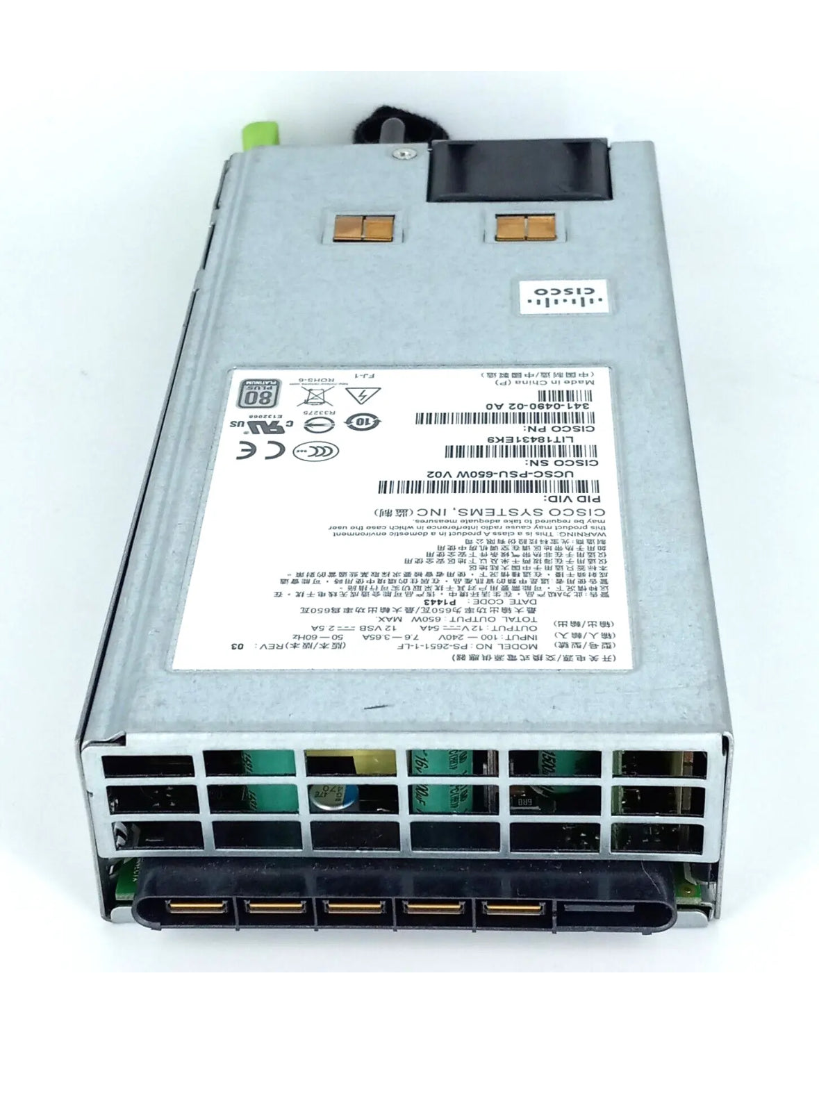 Cisco Power Supply PS-2651-1-LF UCSC-PSU-650W 650 W p/n 341-0490-02