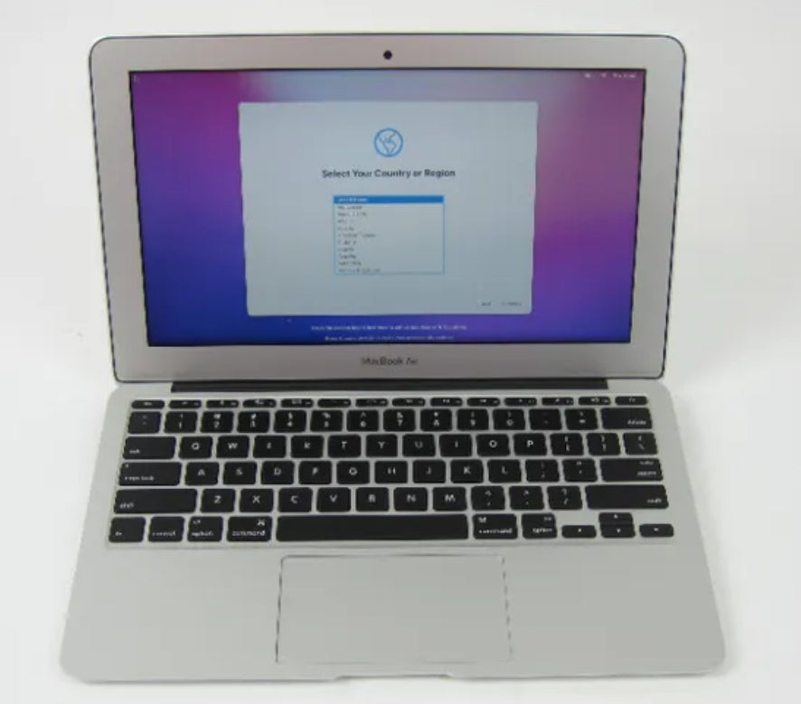 2015 Apple MacBook Air A1465 11" 4GB DDR3 121GB SSD i5-5250U 1.6GHz - Grade B+