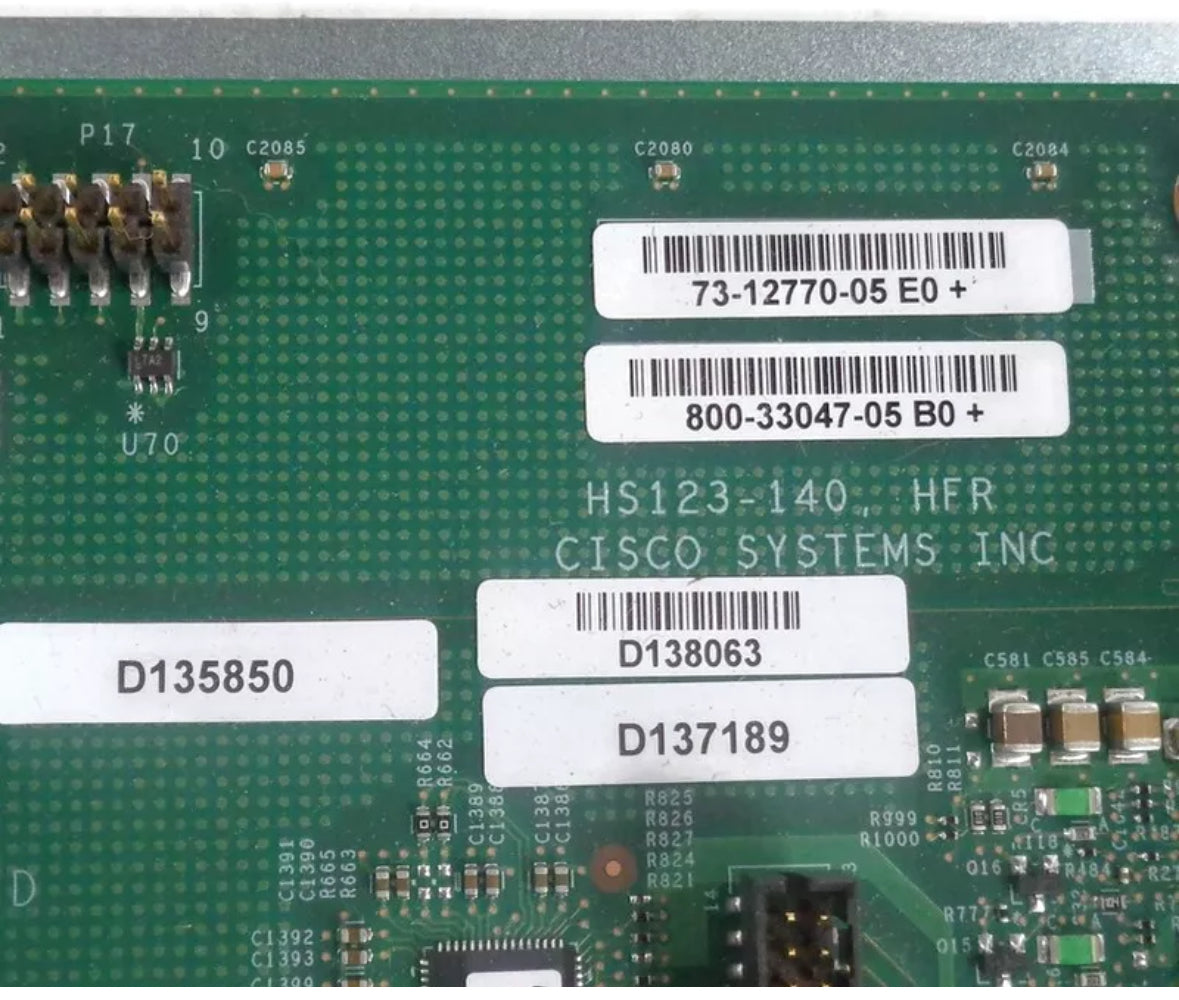 Cisco CRS-8-FC140/S 140GB 8-Slot Fabric Card CRS-1 CRS-3 CRS-8 HSS 73-12770-05