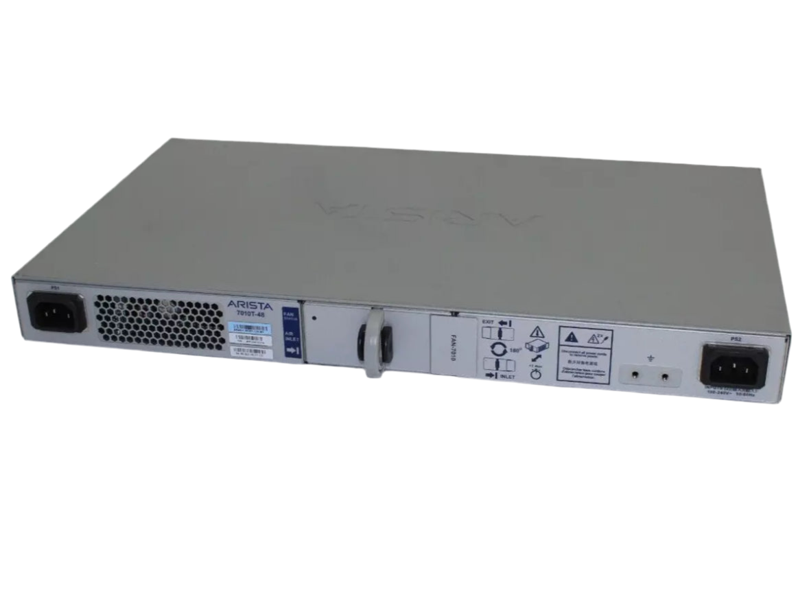 Arista DCS-7010T-48  48-Port 100/1000 4x SFP Enterprise Network Switch Dual PSU