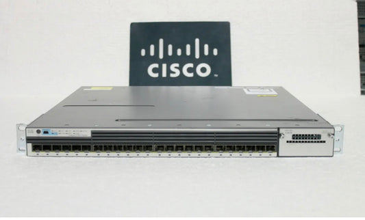 Cisco Catalyst 3750X WS-C3750X-24S-S 24-Port GbE SFP ipbase Managed Switch