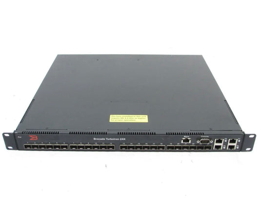 Brocade TI-24X-AC TurboIron 24-Port Rack Mountable Ethernet Switch