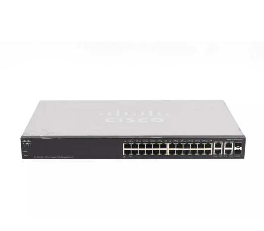 Cisco SG300-28P 28-Port Small Gigabit PoE Managed Switch P/N: SRW2024P-K9 V01