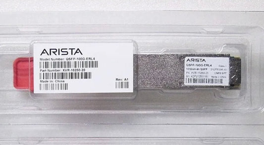 Genuine ARISTA QSFP-100G-ERL4 100GBASE-ERL4  QSFP transceiver  XVR-10250-20