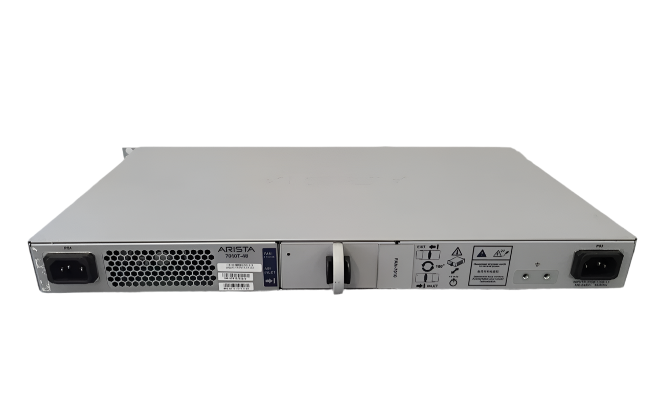 Arista DCS-7010T-48-R 7010T, 48x RJ45 (100/1000), 4 x SFP+ (1/10GbE) switch