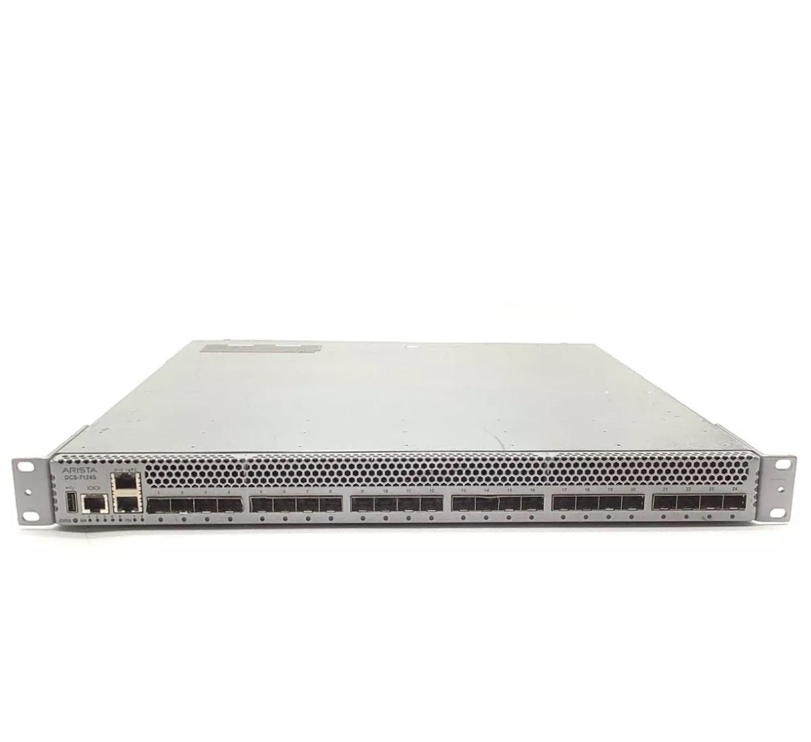 Arista DCS-7124SX-F 24-Port 10Gb SFP+ L2/L3 Switch F-R Airflow 2x AC PSU HSS