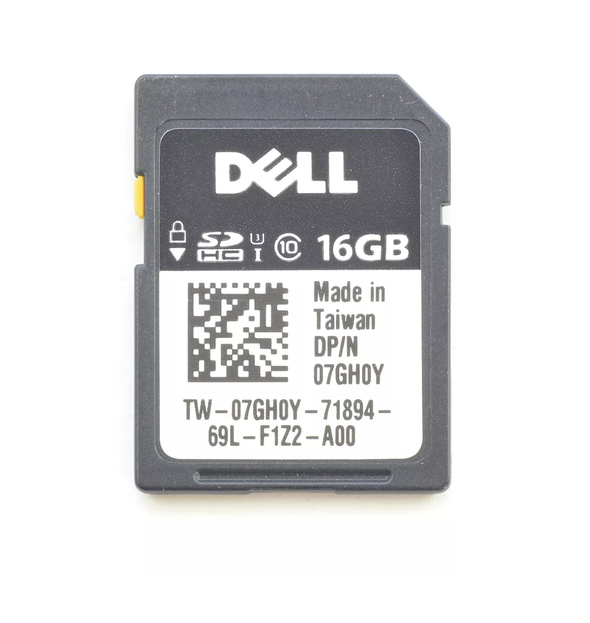 Dell 07GH0Y 16GB iDRAC vFlash C10 SDHC SD Card Module 13 Gen R630 R730 7GH0Y