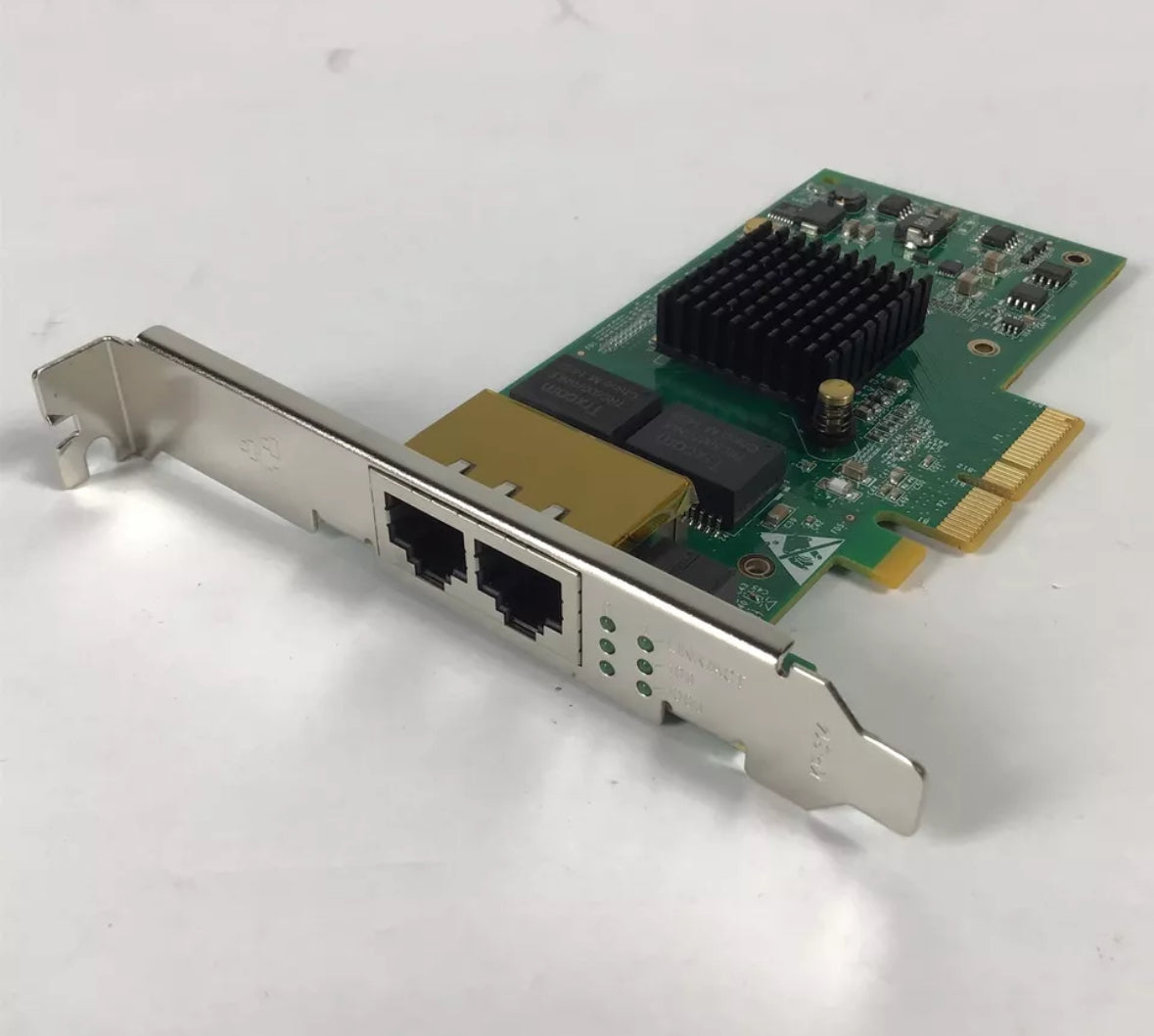 Dell GDDMR Silicom PE2G2I35 Dual Port Gigabit Ethernet PCIe Adapter Card