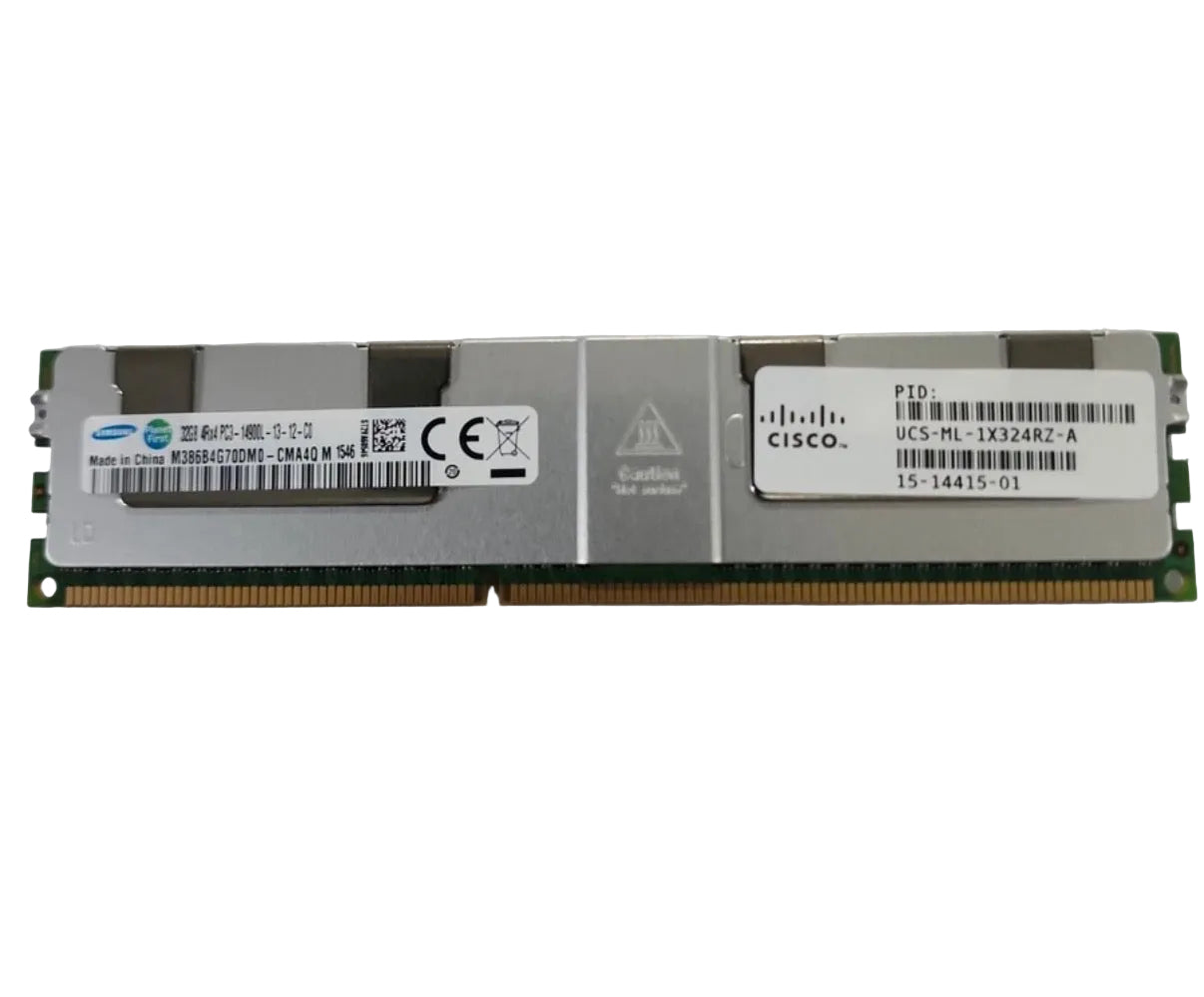 Samsung 32GB PC3-14900L (DDR3-1866) Memory M386B4G70DM0-CMA4Q Cisco PN: UCS-ML-1X324RZ-A / 15-14415-01