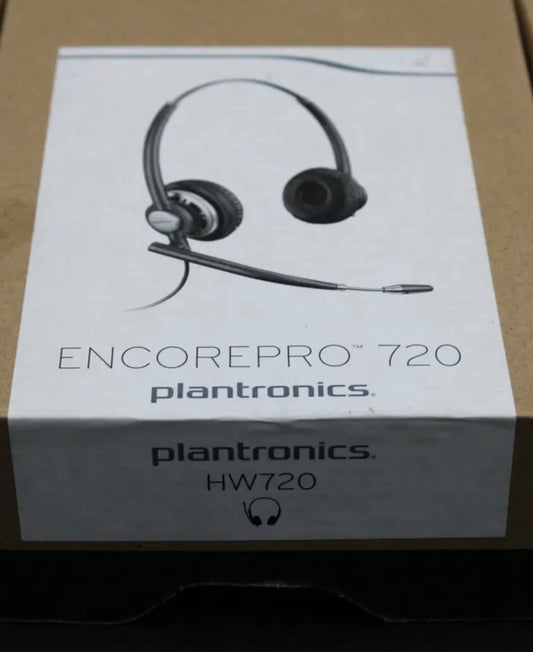 Plantronics EncorePro HW720 Black Headband Headset With Microphone