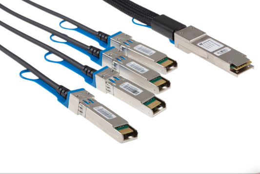 QSFP-4X10G-AC10M-Direct-Attach Breakout Cable - 10m (33FT)