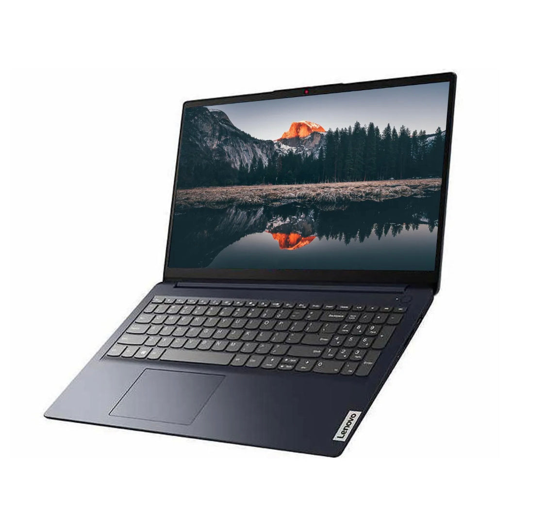 NEW Lenovo 15.6" Full HD Intel Pentium 4GB RAM 128GB eMMC Windows 11 +Office 365